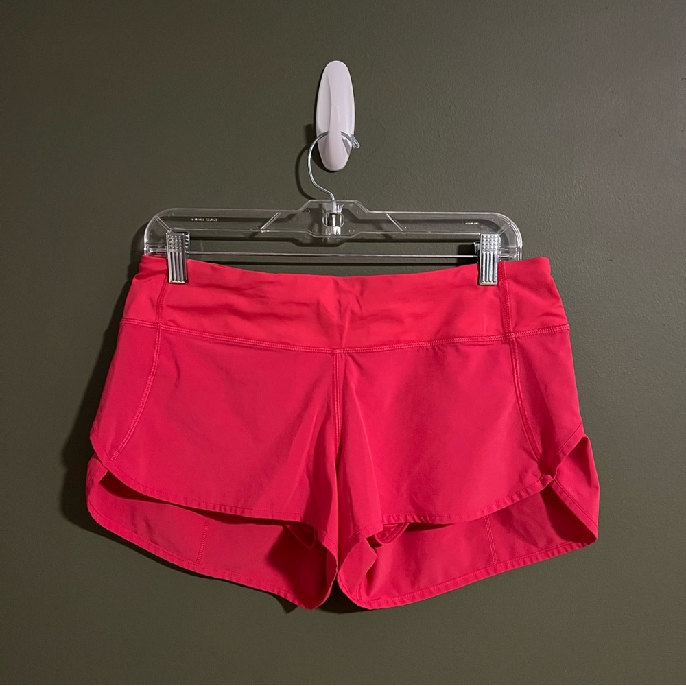 Lululemon | Speed Up Low Rise Lined Short 2.5” Inseam Hot pink